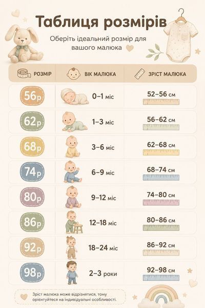 Ромпер з вишивкою Ластівки з трьохнитки 50-52см 0065 фото